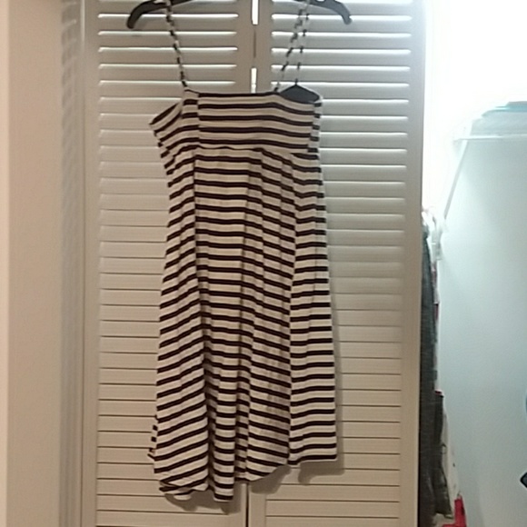 Striped zip dress - Picture 2 of 2